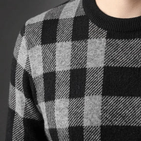 mens-crew-neck-plaid-jumper-swaledale