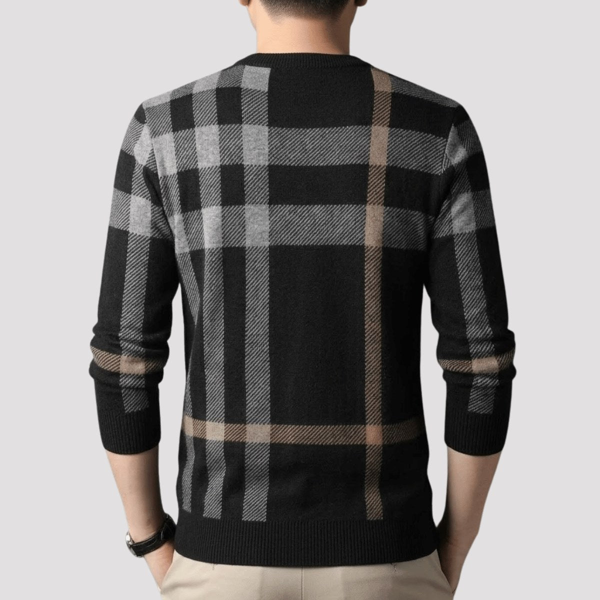 mens-crew-neck-plaid-jumper-swaledale