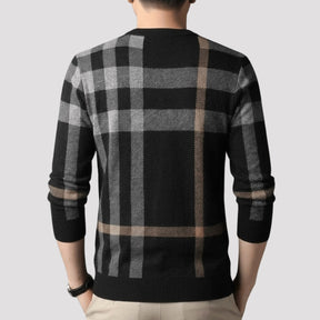 mens-crew-neck-plaid-jumper-swaledale
