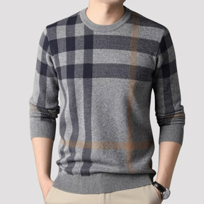 mens-crew-neck-plaid-jumper-swaledale