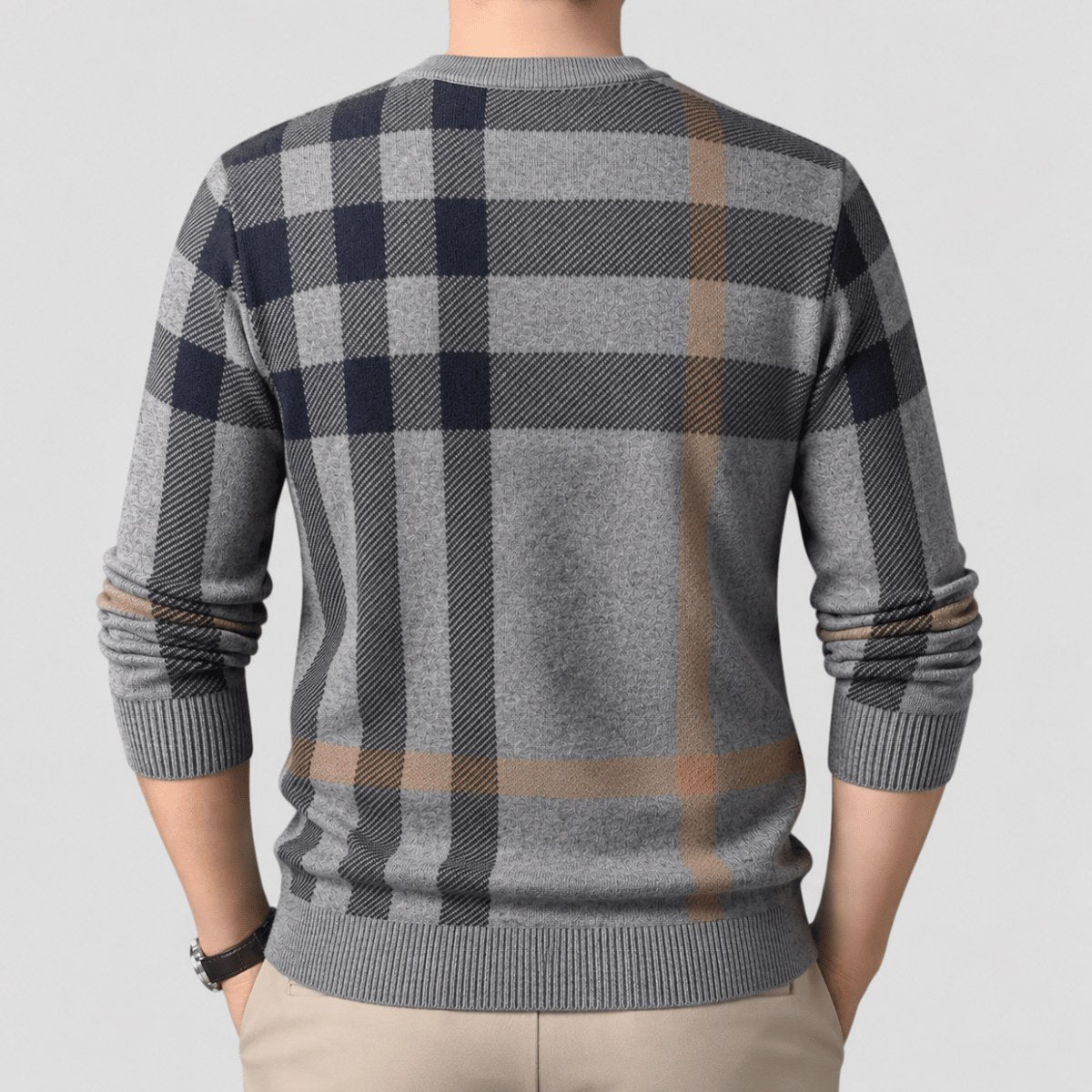 mens-crew-neck-plaid-jumper-swaledale