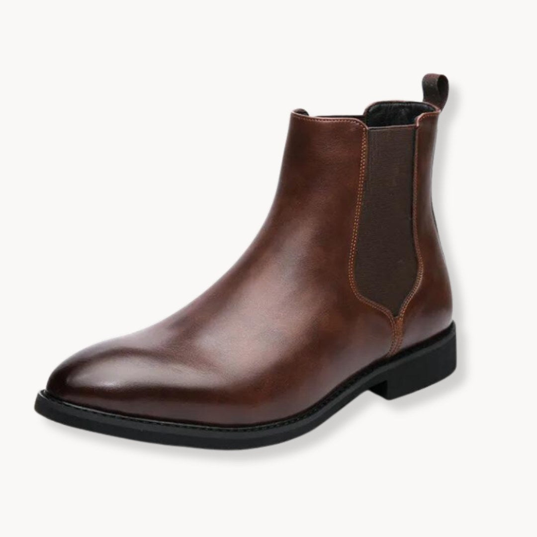 mens-faux-leather-chelsea-boots