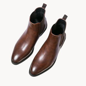 mens-faux-leather-chelsea-boots