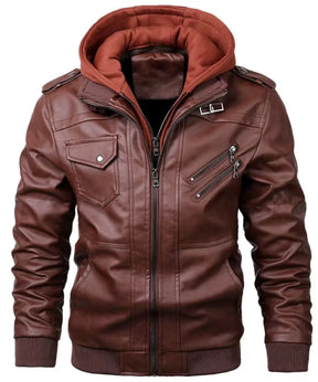 mens-faux-leather-hooded-bomber-jacket-dunmore
