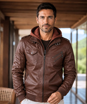mens-faux-leather-hooded-bomber-jacket-dunmore