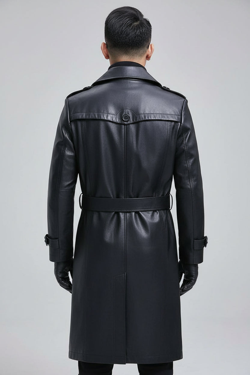 mens-faux-leather-trench-coat-ashcombe