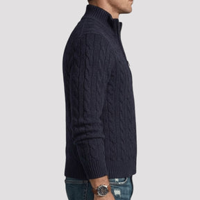 mens-half-zip-cable-knit-jumper-alfriston