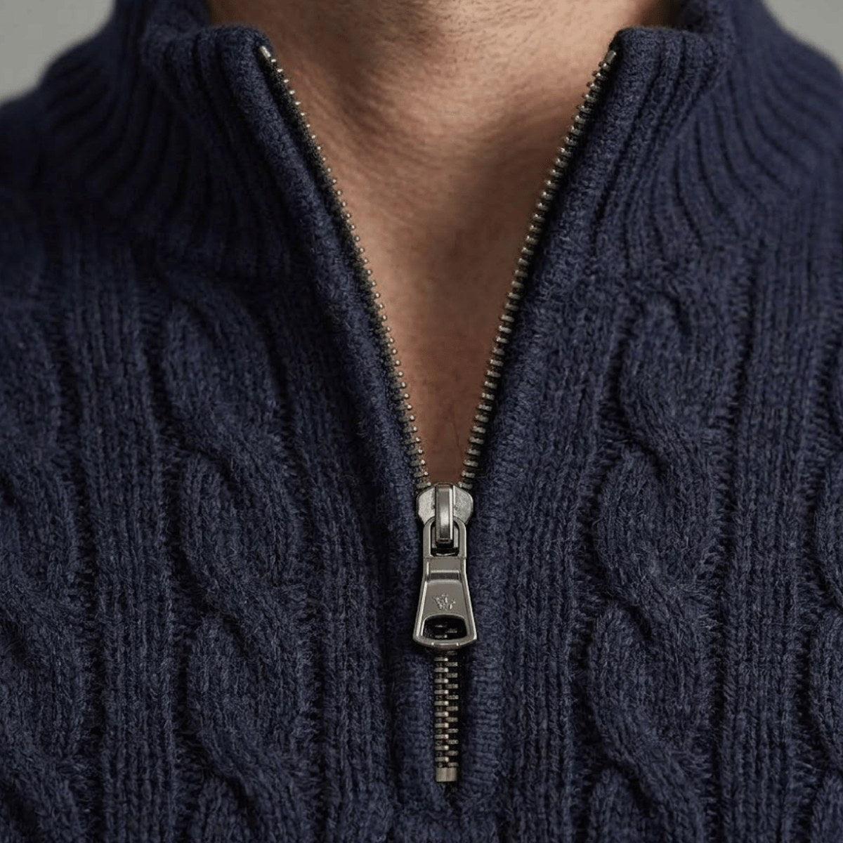 mens-half-zip-cable-knit-jumper-alfriston