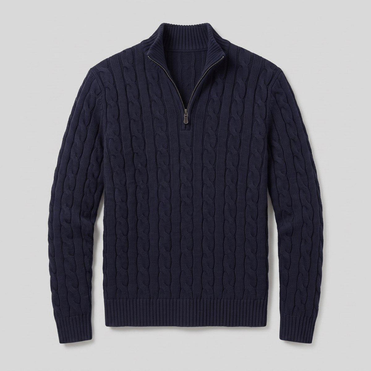 mens-half-zip-cable-knit-jumper-alfriston