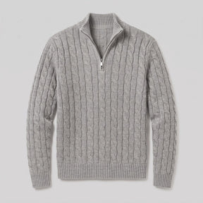 mens-half-zip-cable-knit-jumper-alfriston