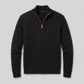 mens-half-zip-cable-knit-jumper-alfriston