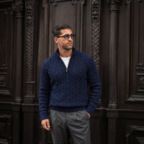 mens-half-zip-cable-knit-jumper-alfriston