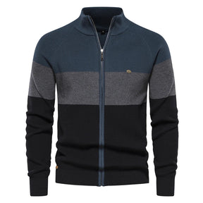 mens-half-zip-colour-block-jumper-kendal