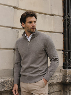 mens-half-zip-cotton-jumper-ludgate