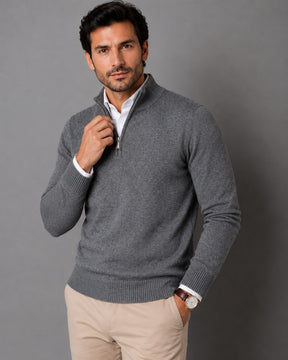 mens-half-zip-cotton-jumper-ludgate