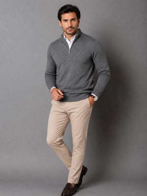 mens-half-zip-cotton-jumper-ludgate