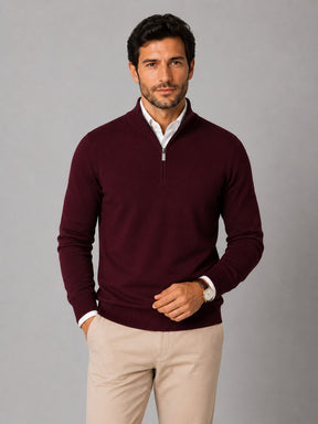mens-half-zip-cotton-jumper-ludgate