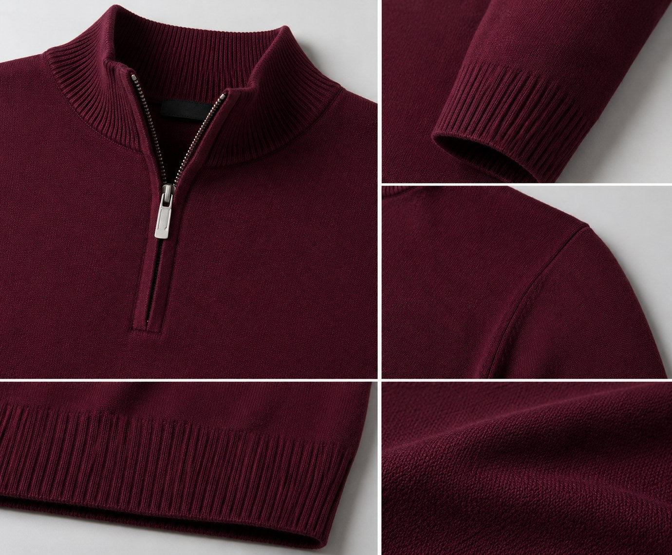 mens-half-zip-cotton-jumper-ludgate