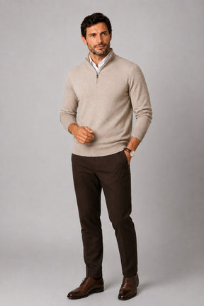 mens-half-zip-cotton-jumper-ludgate