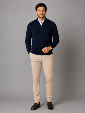 mens-half-zip-cotton-jumper-ludgate