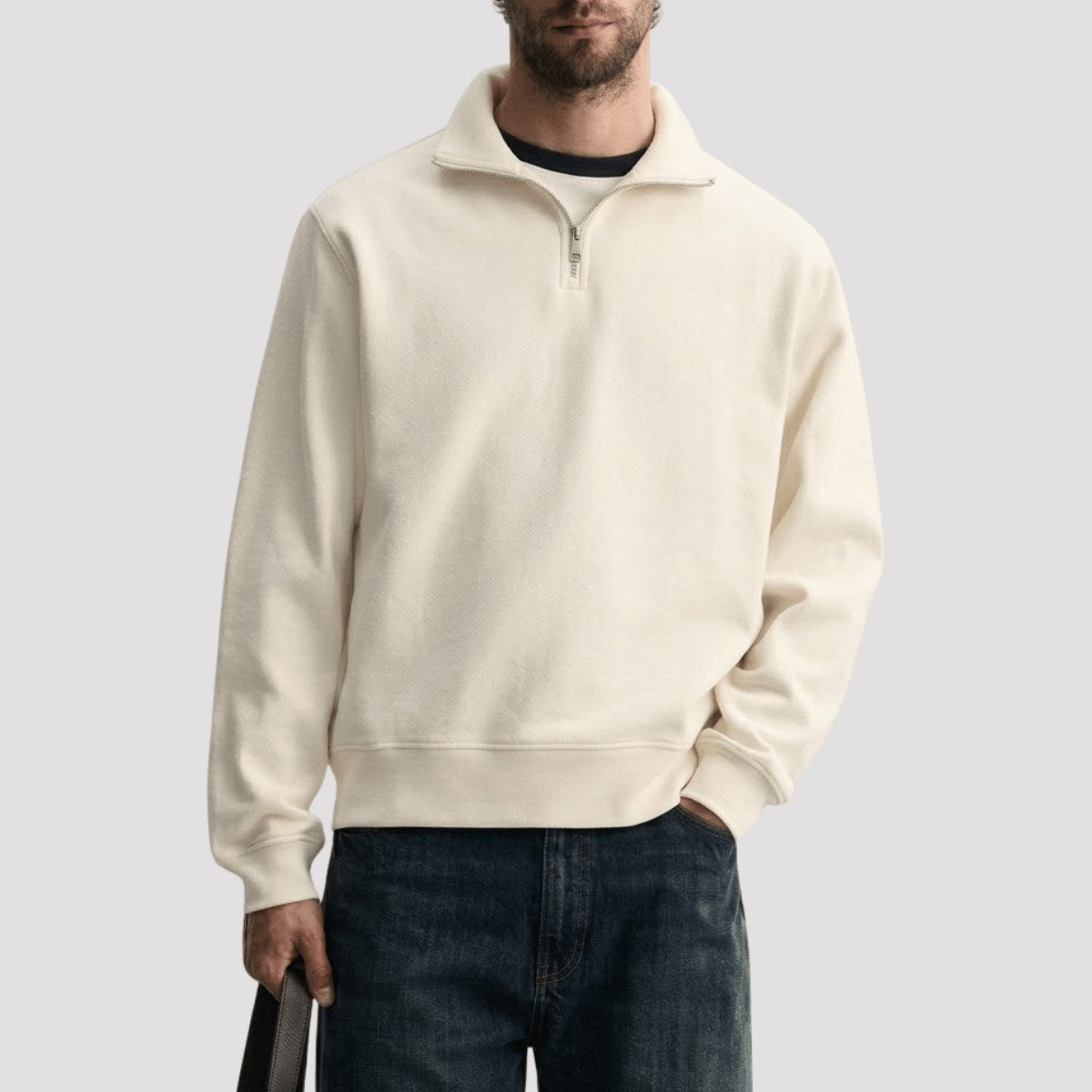 mens-half-zip-jumper-archivist