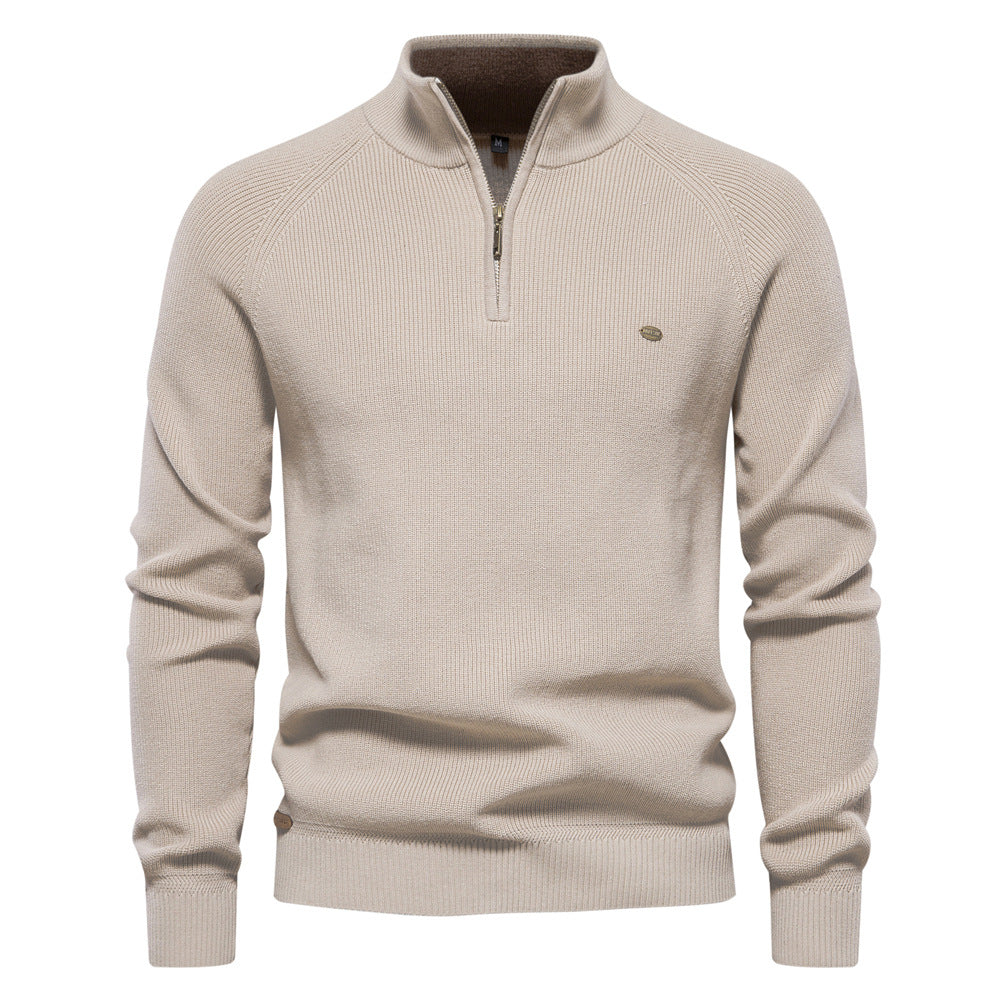 mens-half-zip-ribbed-knit-jumper-bonifacio