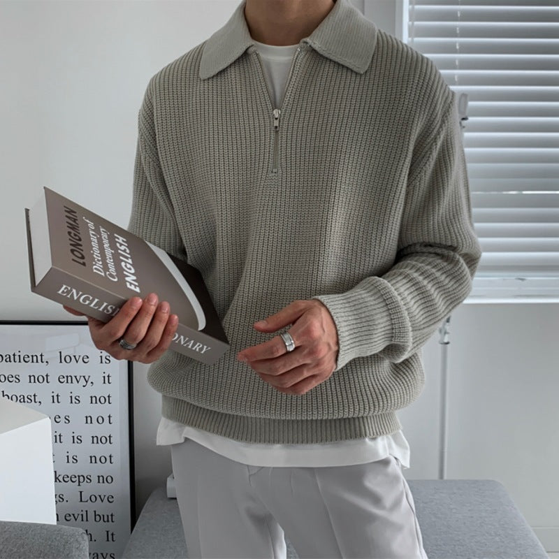 mens-half-zip-ribbed-knit-jumper-farringdon
