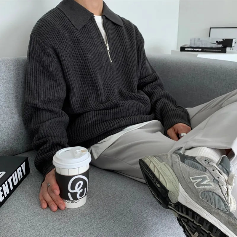 mens-half-zip-ribbed-knit-jumper-farringdon