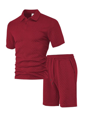 mens-jacquard-knit-polo-shirt-shorts-set-sidmouth