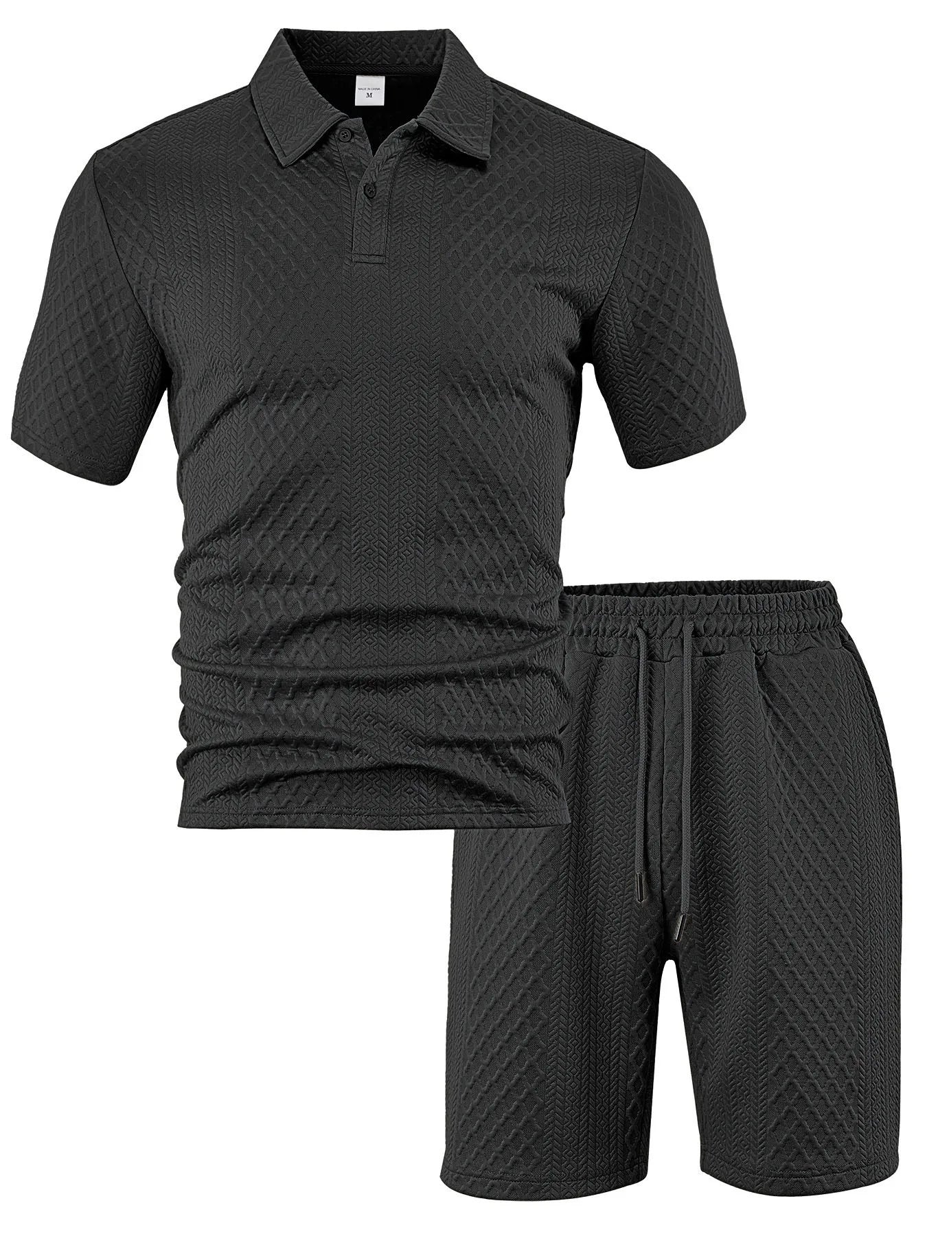 mens-jacquard-knit-polo-shirt-shorts-set-sidmouth