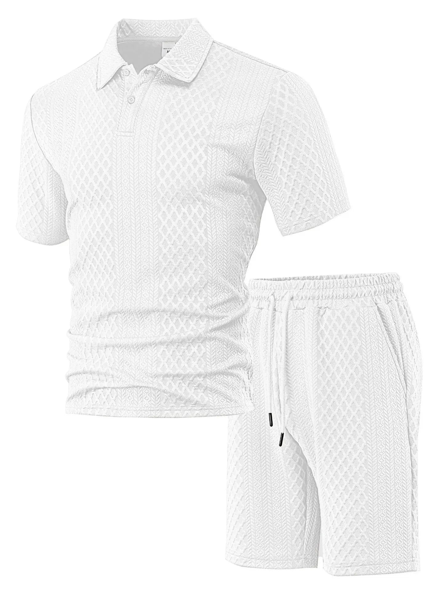 mens-jacquard-knit-polo-shirt-shorts-set-sidmouth