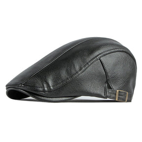 mens-leather-flat-cap-lyndhurst