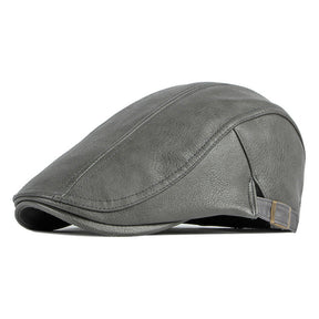 mens-leather-flat-cap-lyndhurst