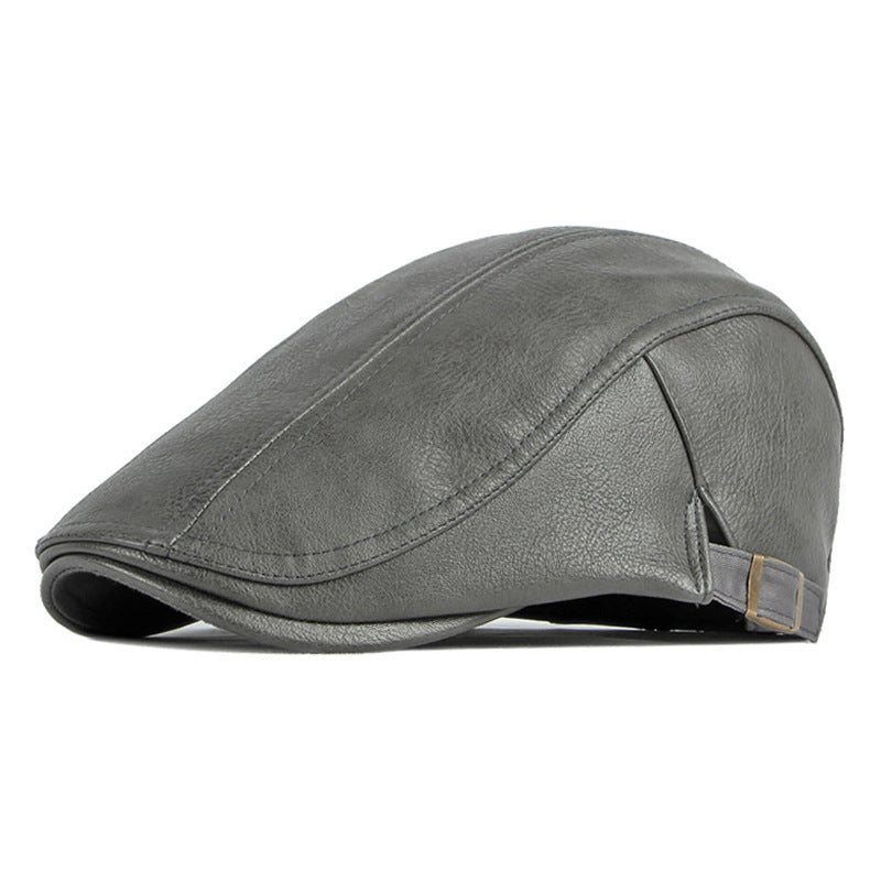 mens-leather-flat-cap-lyndhurst