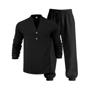 mens-linen-blend-henley-shirt-jogger-trouser-set-the-fowey
