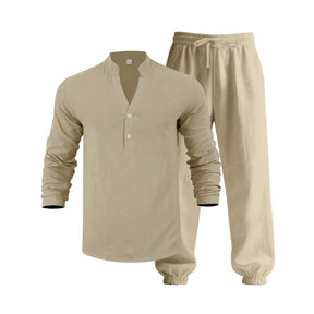 mens-linen-blend-henley-shirt-jogger-trouser-set-the-fowey