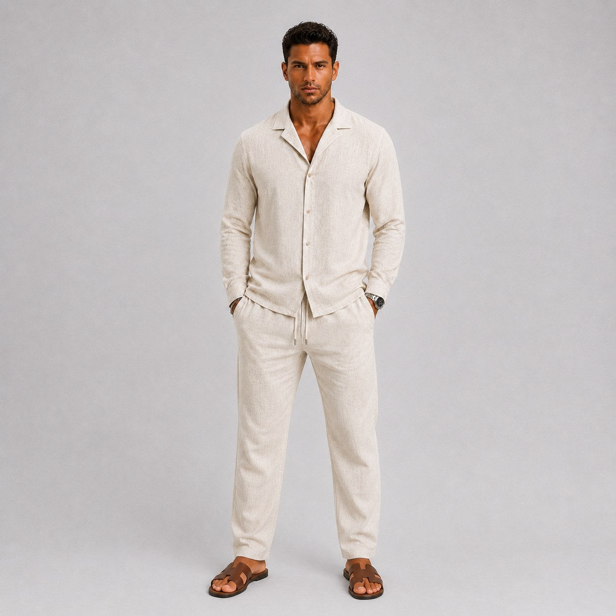 mens-long-sleeve-linen-shirt-trousers-co-ord-set-delos