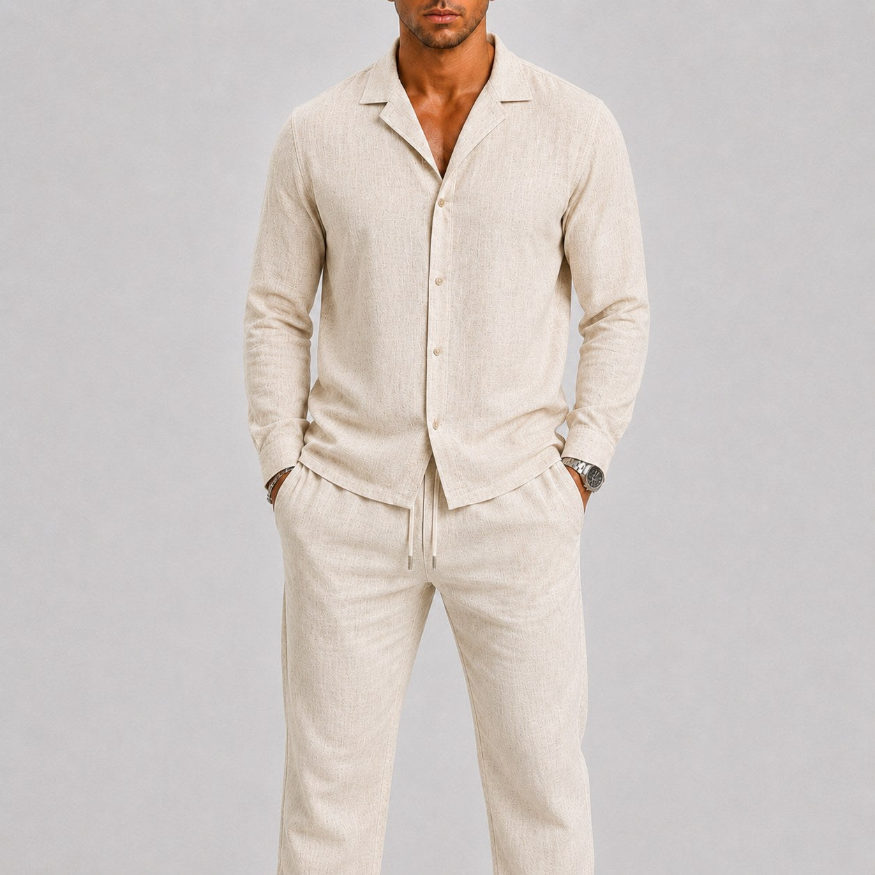 mens-long-sleeve-linen-shirt-trousers-co-ord-set-delos