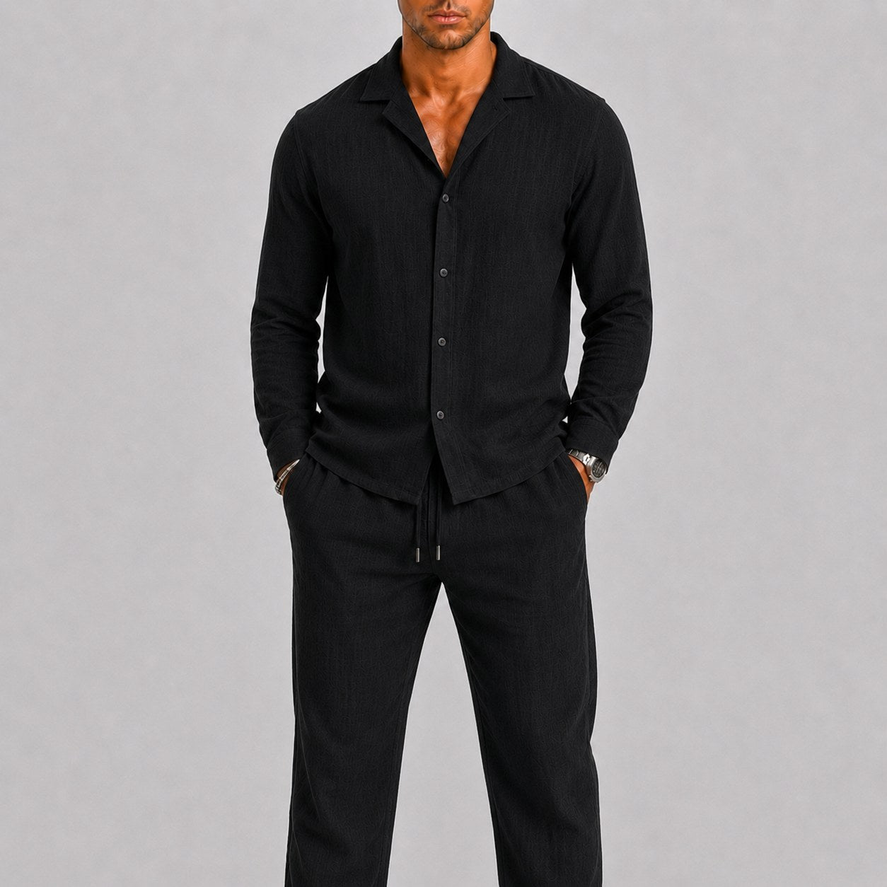 mens-long-sleeve-linen-shirt-trousers-co-ord-set-delos