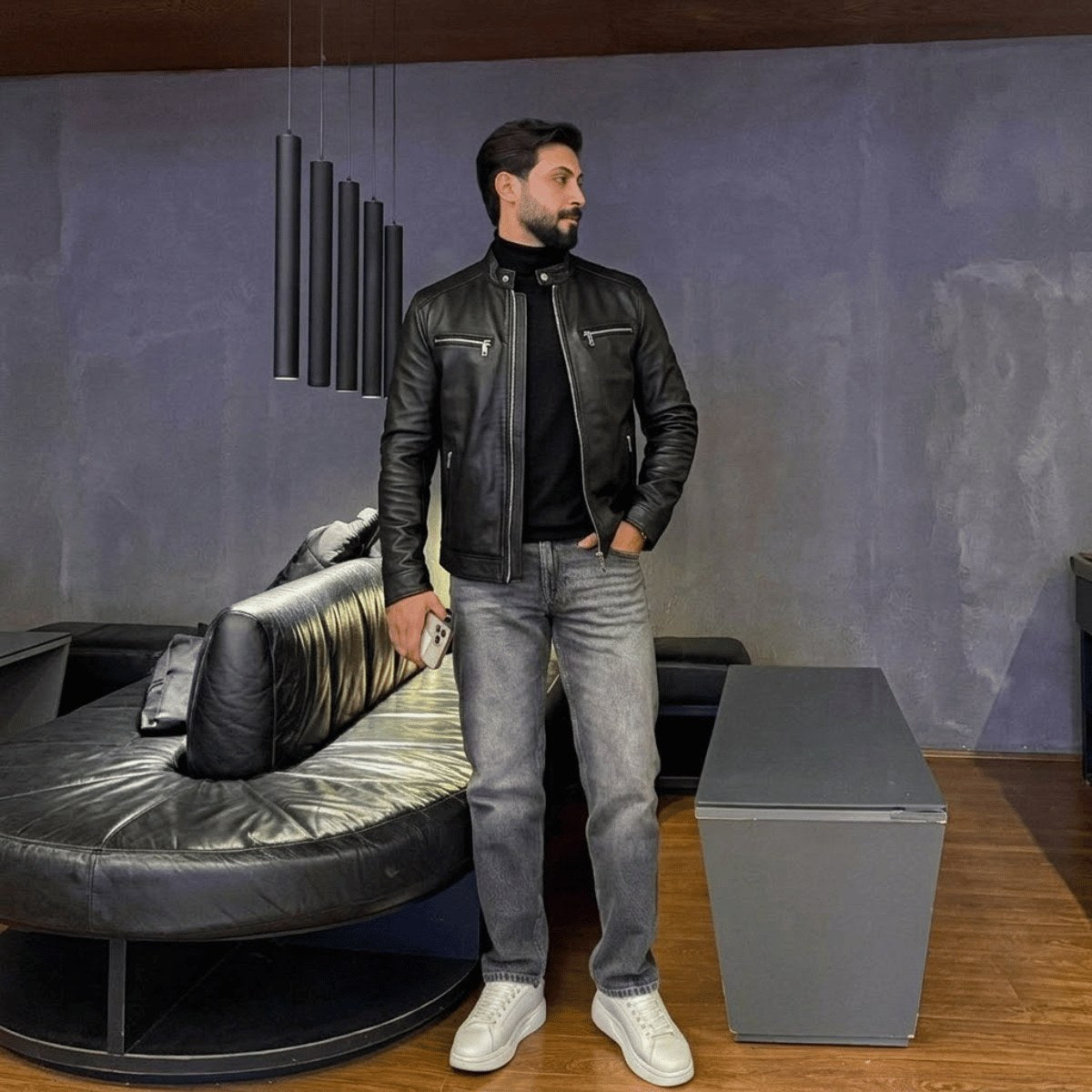 mens-mandarin-collar-biker-jacket