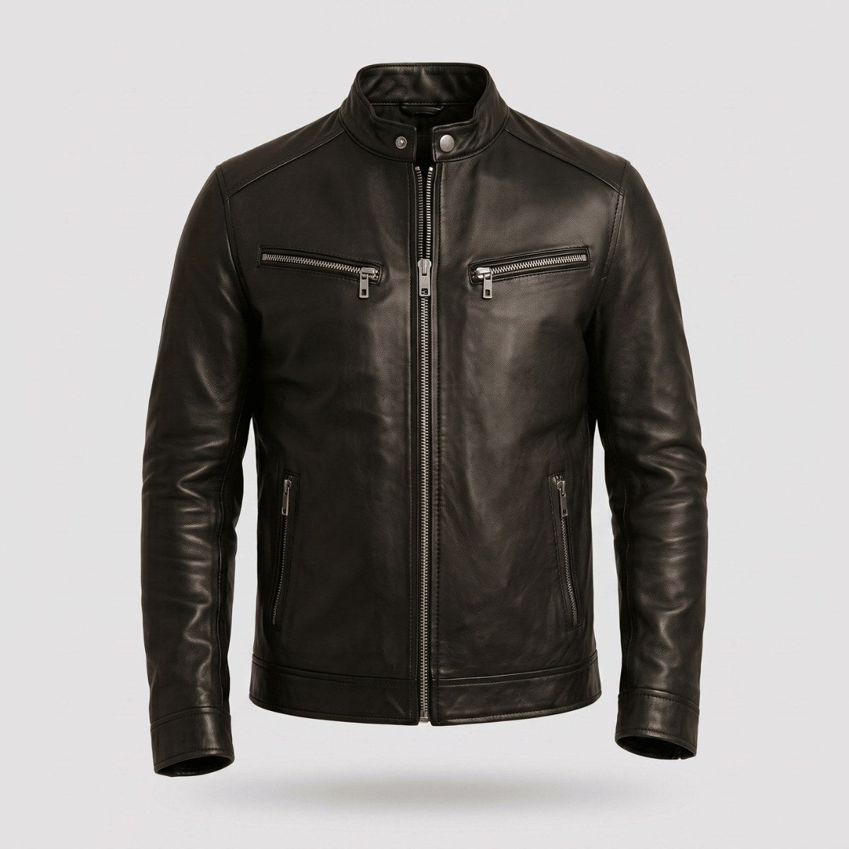 mens-mandarin-collar-biker-jacket