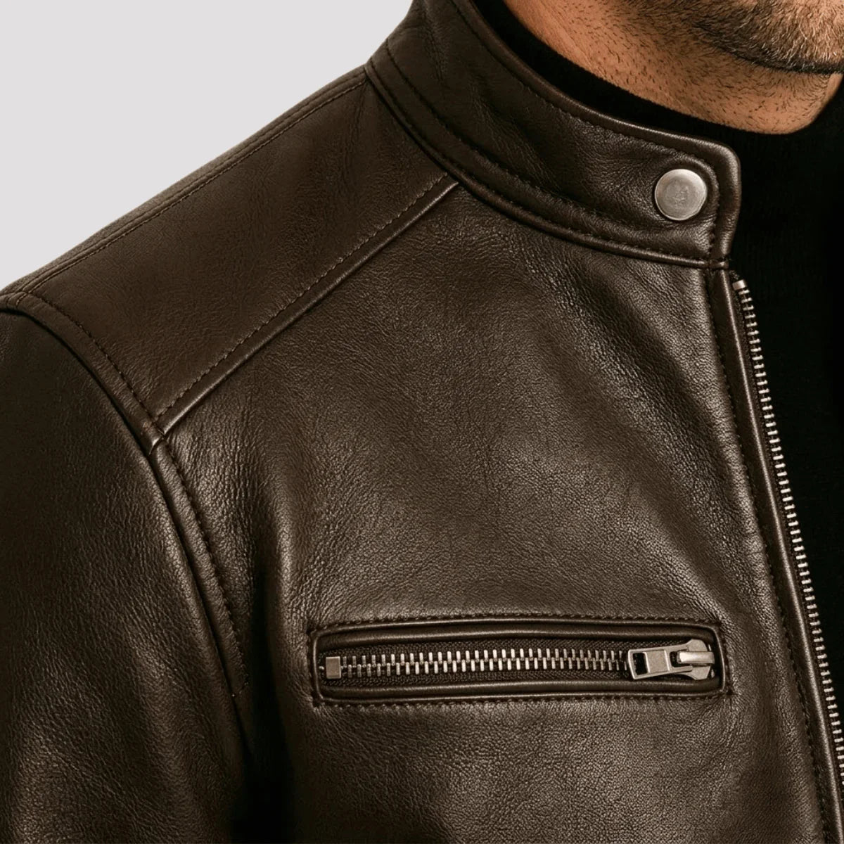 mens-mandarin-collar-biker-jacket