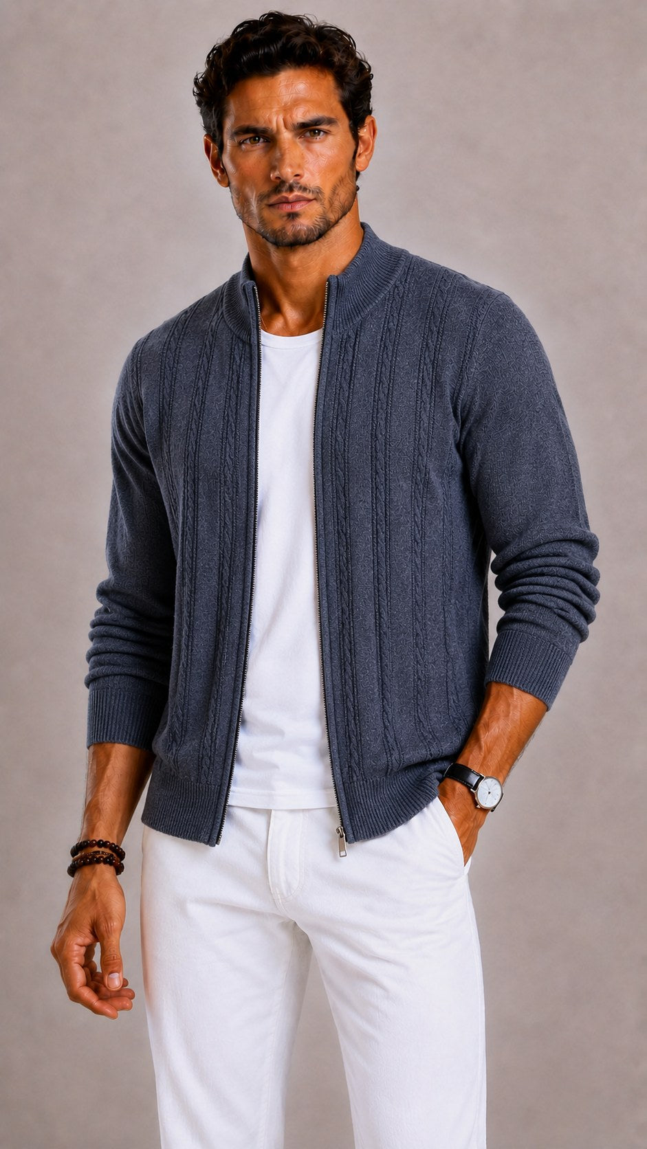 mens-mock-neck-cable-knit-wool-cardigan-thassos