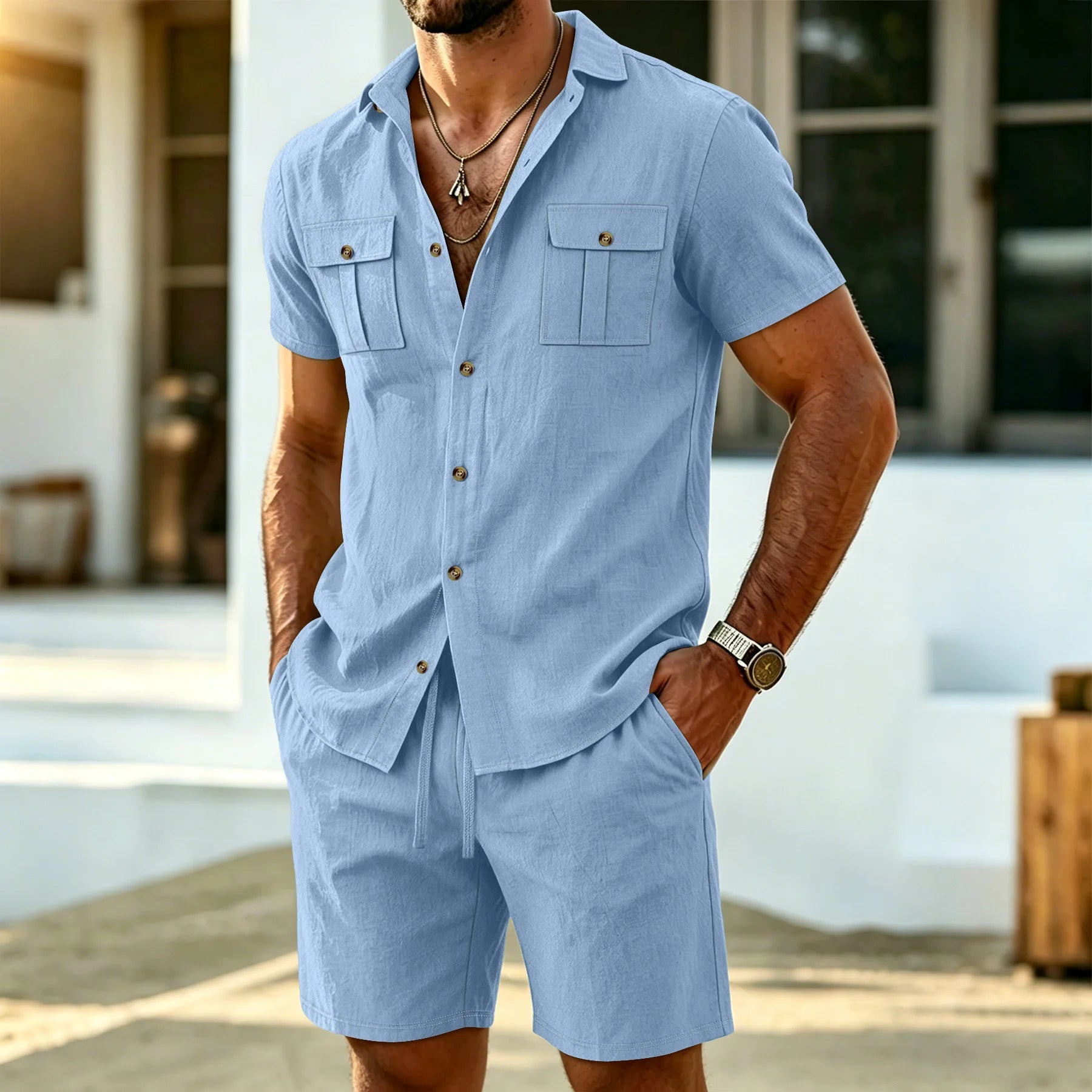 mens-linen-blend-short-sleeve-shirt-and-shorts-co-ord-set-the-skiathos