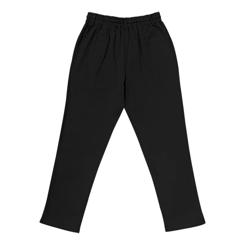 mens-pleated-linen-blend-straight-trousers-bakewell