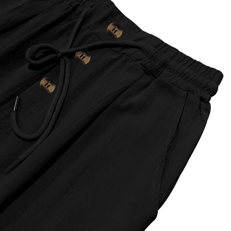 mens-pleated-linen-blend-straight-trousers-bakewell