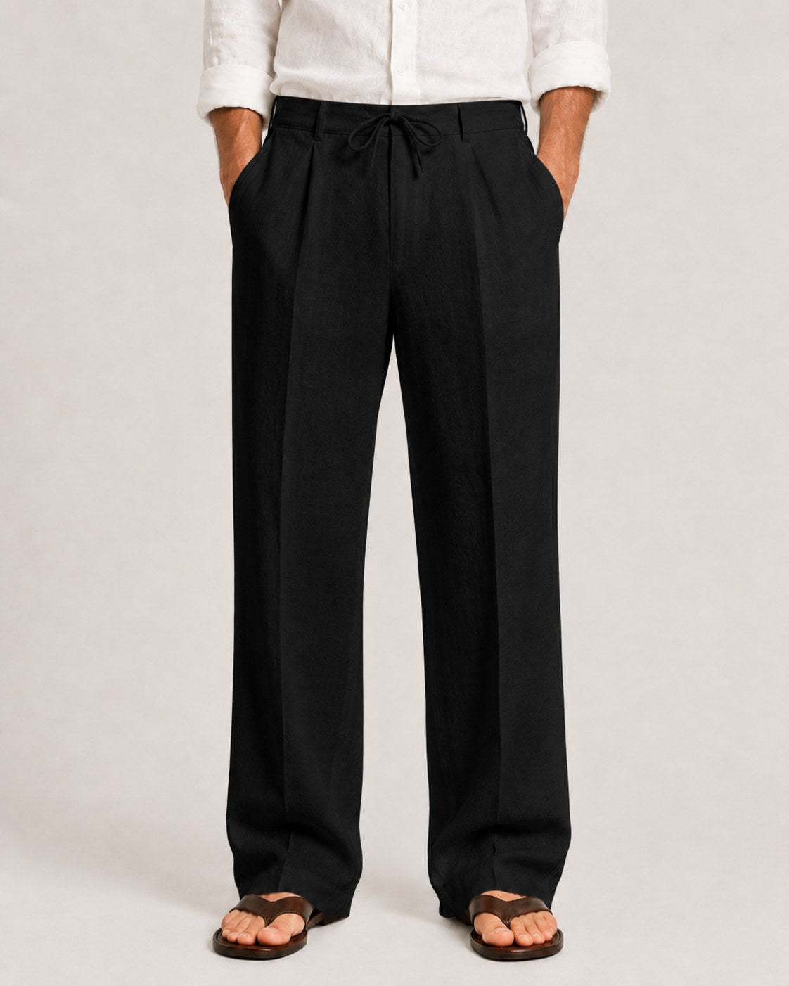 mens-pleated-linen-trousers-hydra