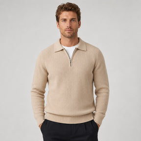 mens-quarter-zip-ribbed-knit-jumper-bramshill
