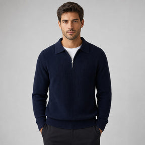 mens-quarter-zip-ribbed-knit-jumper-bramshill