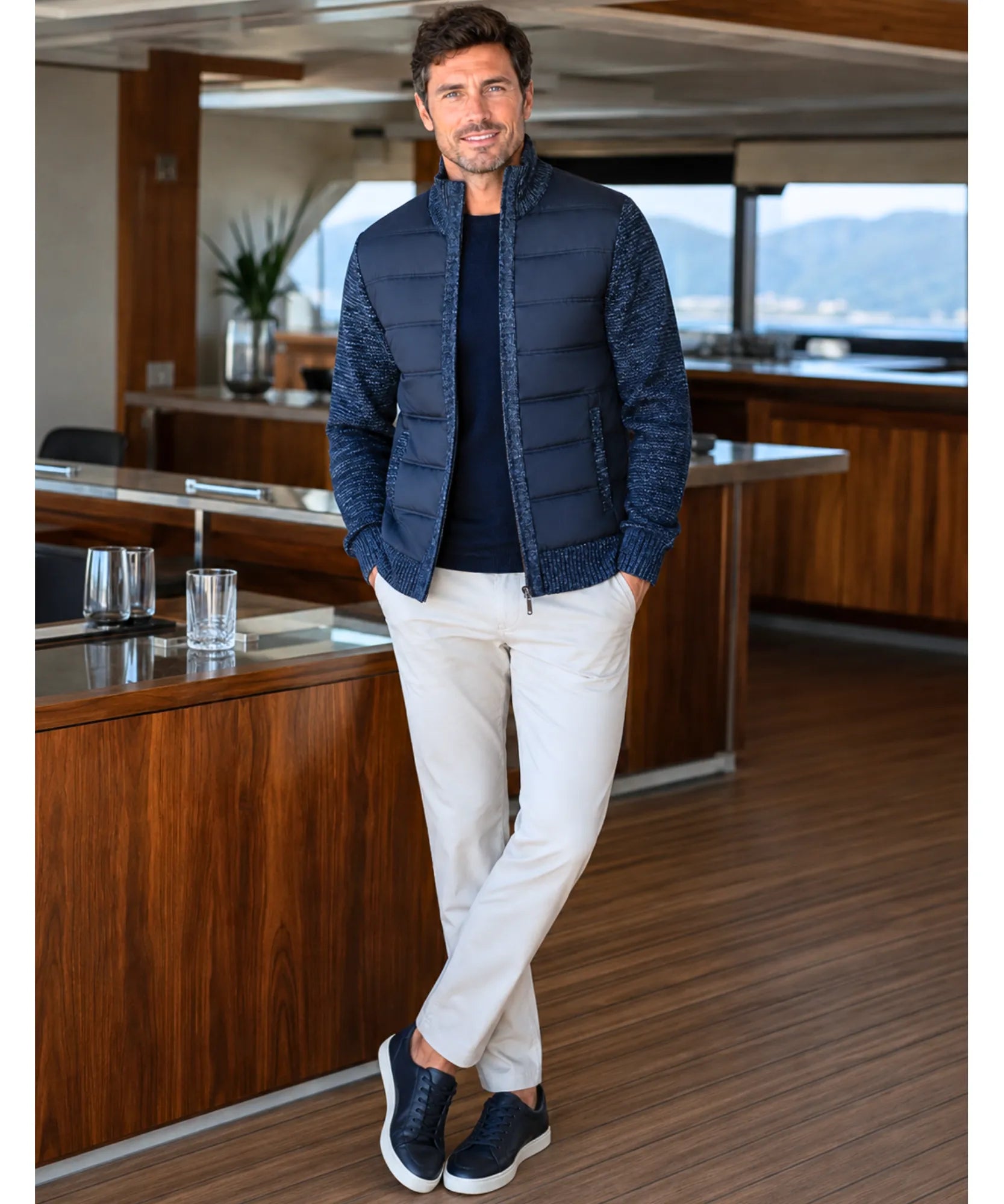 mens-quilted-half-zip-knit-cardigan-braemore